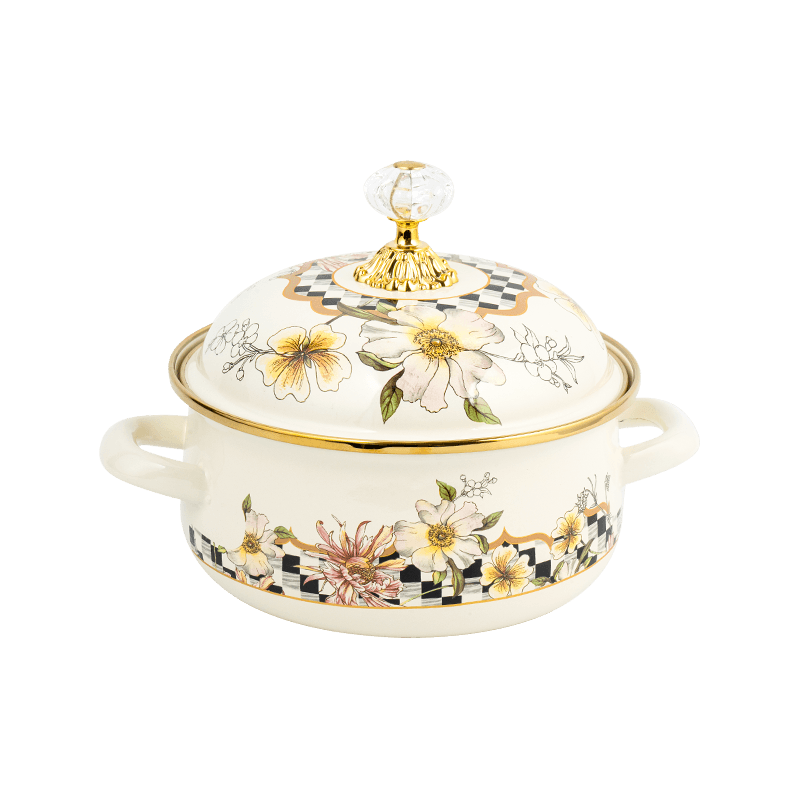 Pota persimmon cruth cruan dúbailte 807D